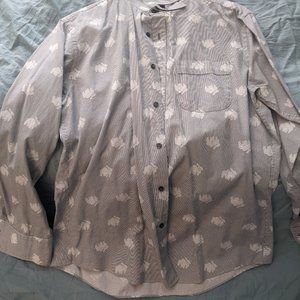 Vintage Burberry Mens Dress Shirt